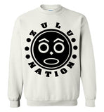 Afrika Bambaataa ,Universal Zulu Nation,Old School Hip Hop, v3a, Gildan Crewneck Sweatshirt