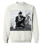 Jean Michel Basquiat Artist Graffiti Icon Art Genius Designer New York City Fashion Street Wear,v4, Gildan Crewneck Sweatshirt