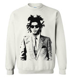 Basquiat Streetart,v25,Crewneck Sweatshirt