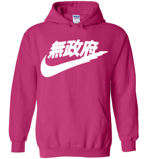 Japanese Sports Logo,Gildan Heavy Blend Hoodie Pink