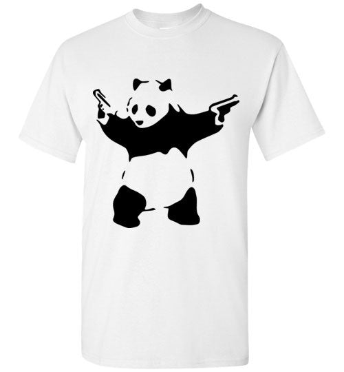 Banksy Panda Guns , Gildan Short-Sleeve T-Shirt