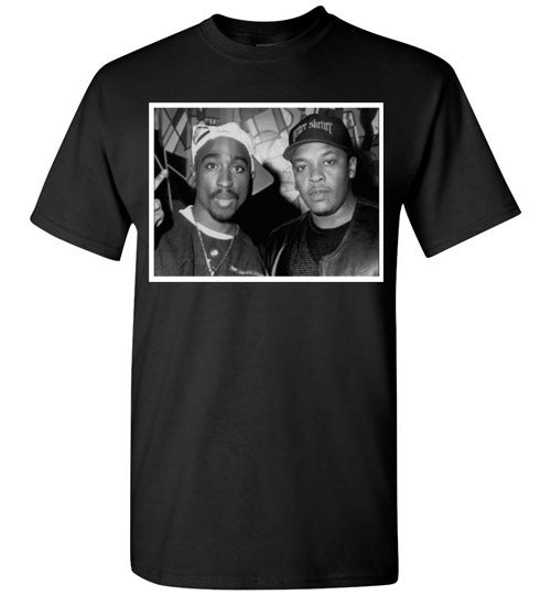 Tupac 2pac Shakur Makaveli Dr Dre Death Row hiphop gangsta Swag Dope, v7, Gildan Short-Sleeve T-Shirt