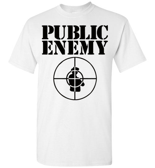 Public Enemy, Chuck D, Flavor Flav,Terminator X, Classic Hip Hop , v2, Black Print, Gildan Short-Sleeve T-Shirt