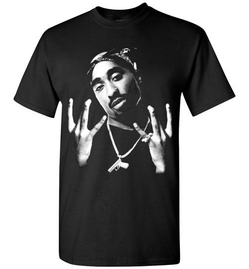 Tupac 2pac Shakur Makaveli Death Row hiphop 1 , Gildan Short-Sleeve T-Shirt