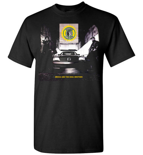 Pete Rock & CL Smooth,Mecca and the Soul Brother,1992,Album Cover,Classic Hip Hop,Beatmaker,v1,Gildan Short-Sleeve T-Shirt