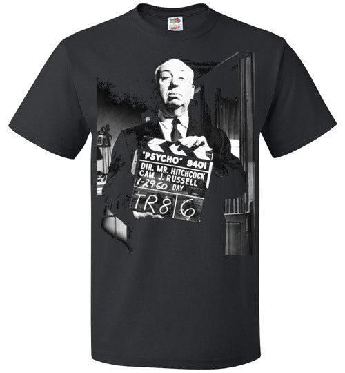 Psycho Alfred Hitchcock Movie Clapboard Norman Bates Motel Classic Horror Movie ,v1, FOL Classic Unisex T-Shirt
