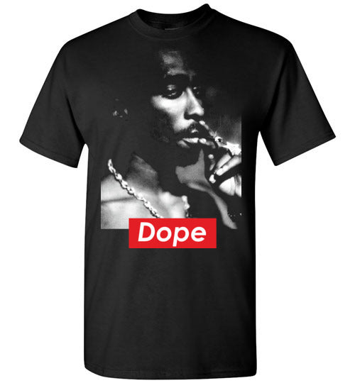 Tupac 2pac Shakur Makaveli Death Row hiphop gangsta Swag , v43, Gildan Short-Sleeve T-Shirt