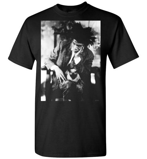 Basquiat Cat Streetart,v17,T Shirt