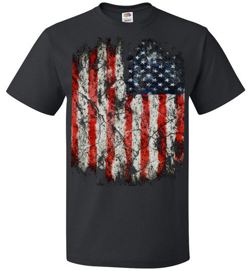 USA Flag Distressed 4th Of July Independence Day America Vintage American Flag v2, FOL Classic Unisex T-Shirt