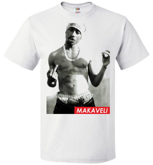 Tupac 2pac Shakur Makaveli Death Row hiphop gangsta Swag, v32a, FOL Classic Unisex T-Shirt