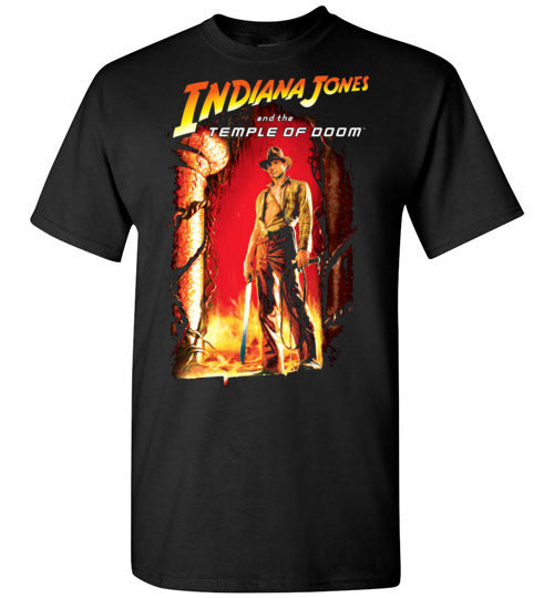 Indiana Jones,Harrison Ford,cult classic,movie,v3,Temple of Doom,Gildan Short-Sleeve T-Shirt