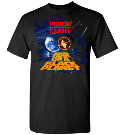 Public Enemy Fear Of A Black Planet Album Cover, Chuck D, Flavor Flav,Terminator X, Classic Hip Hop ,v5, Gildan Short-Sleeve T-Shirt