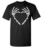 Skeleton Heart Hands Halloween , Gildan Short-Sleeve T-Shirt