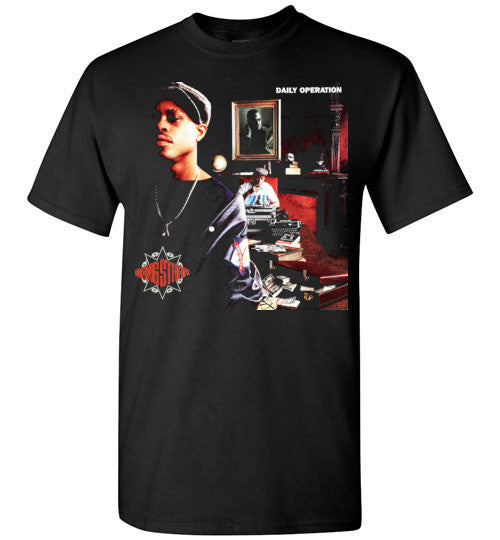 Gang Starr , Guru ,DJ Premier,Daily Operation 1992, New York Classic Hip Hop Rap , Gildan Short-Sleeve T-Shirt