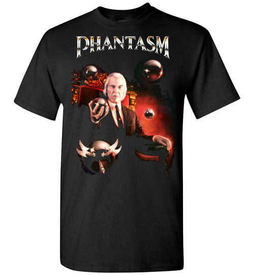 Phantasm ,1979 horror film, Tall Man,Angus Scrimm,supernatural,undertaker, zombies,cult classic,v2,Gildan Short-Sleeve T-Shirt
