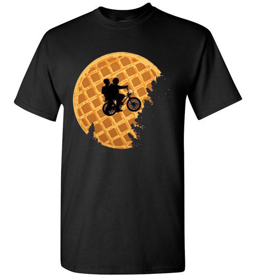 Stranger Things Moon Waffle , Gildan Short-Sleeve T-Shirt