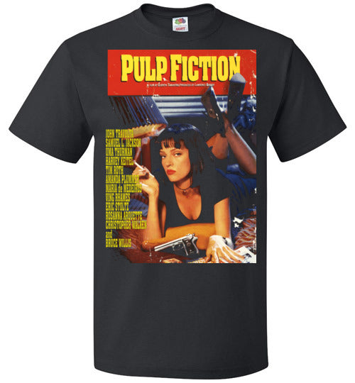 Pulp Fiction Mia Wallace , quentin tarantino, mobsters, john travolta, vincent, jules, v11b, FOL Classic Unisex T-Shirt