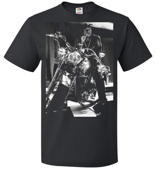 Tupac 2pac Shakur Makaveli ,motorcycle , biker, Death Row hiphop gangsta Swag, v37, FOL Classic Unisex T-Shirt
