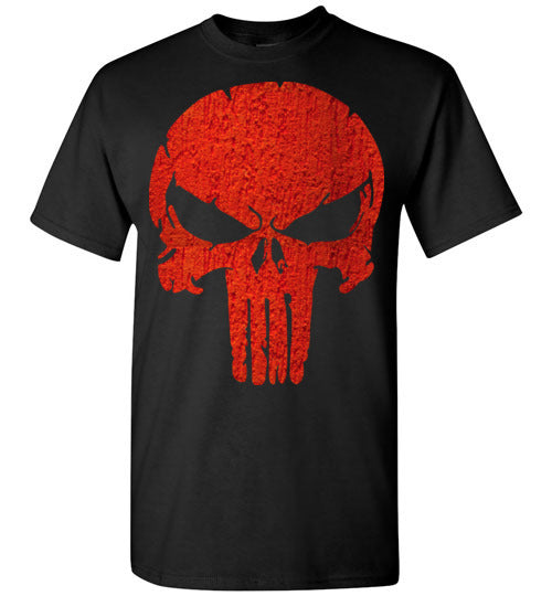 Punisher Skull red,v1,Gildan Short-Sleeve T-Shirt