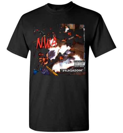 NWA Niggaz4Life  Ice Cube Dr Dre Eazy E DJ Yella MC Ren v5, Gildan Short-Sleeve T-Shirt